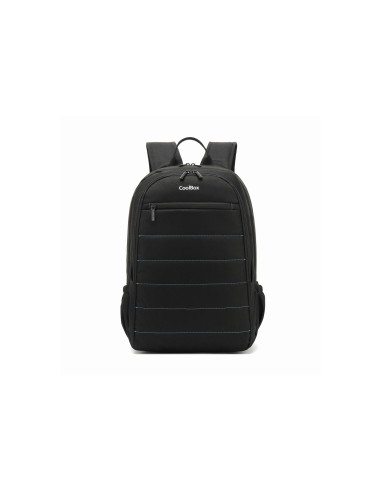 Mochila portatil coolbox 15.6P impermeable Negro