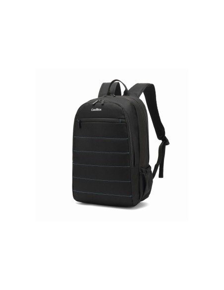 Mochila portatil coolbox 15.6P impermeable Negro