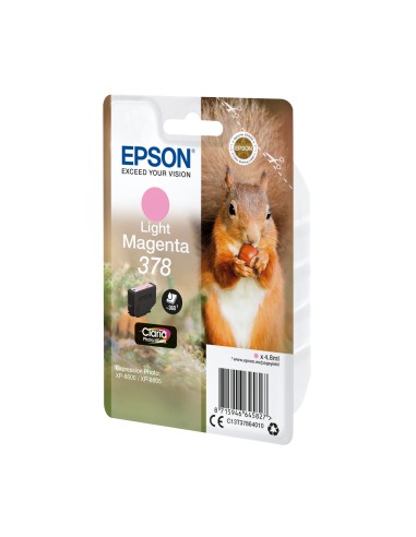 Cartucho Epson Squirrel Singlepack Light Magenta 378 Claria Photo HD Ink C13T37864010