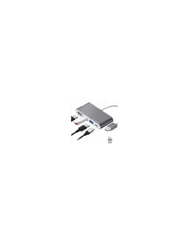 Hub USB-C 4 en 1 SilverHt 112001140199