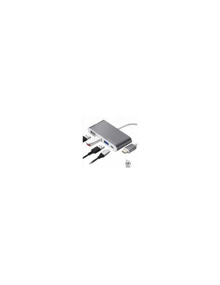 Hub USB-C 4 en 1 SilverHt 112001140199
