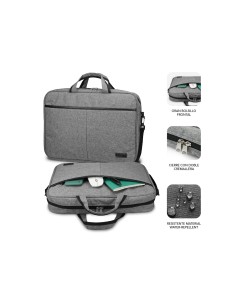 Maletin SUBBLIM MaletÍ­n Ordenador Elite Laptop Bag 15,6P Gris 2