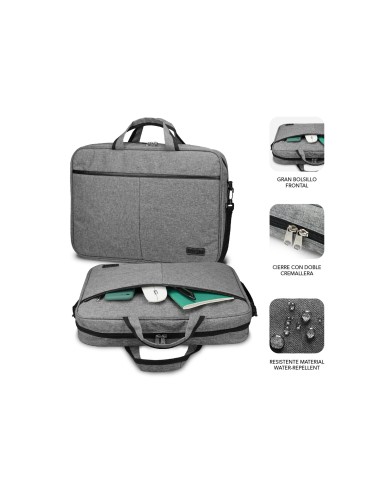 Maletin SUBBLIM MaletÍ­n Ordenador Elite Laptop Bag 15,6P Gris