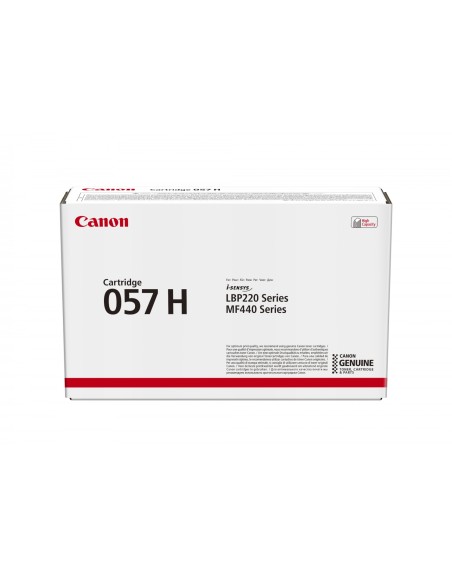 Canon i-SENSYS toner 057H 1 pieza Original Negro