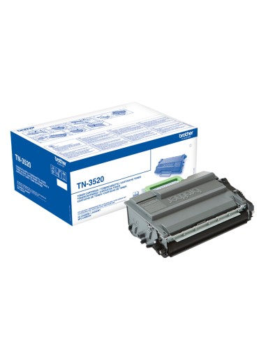 Brother TN-3520 cartucho de tóner 1 pieza Original Negro