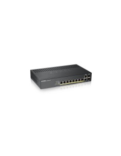Zyxel Gestionado Gigabit (10/100/1000) EnergÍ­a sobre Ethernet (PoE) Negro