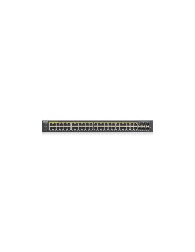 ZYXEL Gestionado Gigabit Ethernet (10/100/1000) EnergÍ­a sobre Ethernet (PoE) Negro