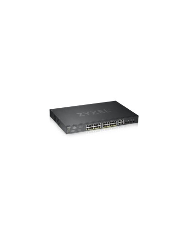 ZYXEL Gestionado Gigabit Ethernet (10/100/1000) EnergÍ­a sobre Ethernet (PoE) Negro