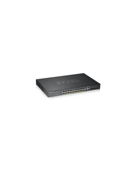ZYXEL Gestionado Gigabit Ethernet (10/100/1000) EnergÍ­a sobre Ethernet (PoE) Negro