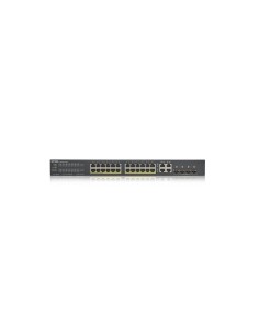ZYXEL Gestionado Gigabit Ethernet (10/100/1000) EnergÍ­a sobre Ethernet (PoE) Negro 2