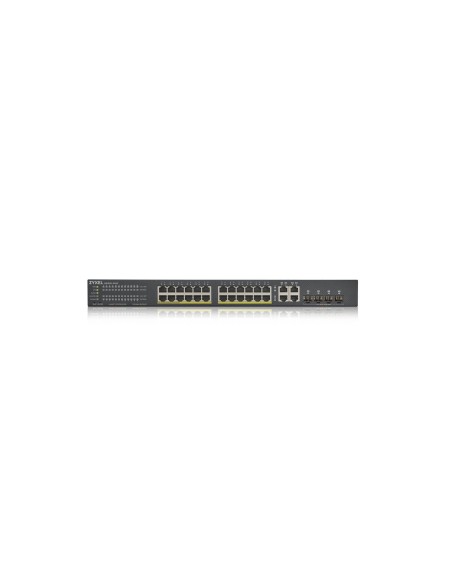 ZYXEL Gestionado Gigabit Ethernet (10/100/1000) EnergÍ­a sobre Ethernet (PoE) Negro