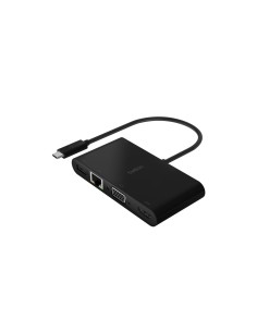 Belkin AVC004BTBK hub de interfaz USB 3.2 Gen 1 3.1 Gen 1 Type-C Negro