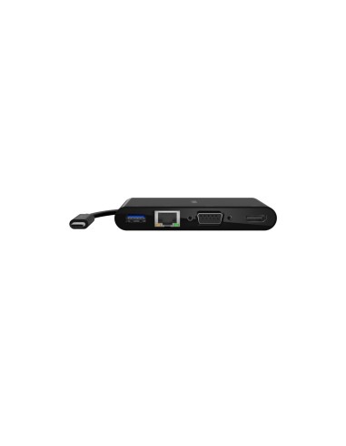 Belkin AVC004BTBK hub de interfaz USB 3.2 Gen 1 3.1 Gen 1 Type-C Negro