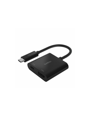 Belkin AVC002BTBK hub de interfaz USB 3.2 Gen 1 3.1 Gen 1 Type-C Negro