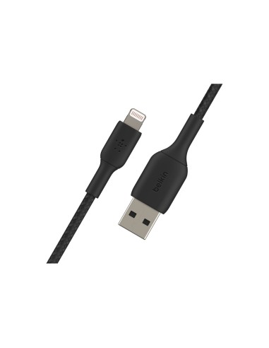 Cable Belkin de conector Lightning macho/USB A macho 1 m Negro