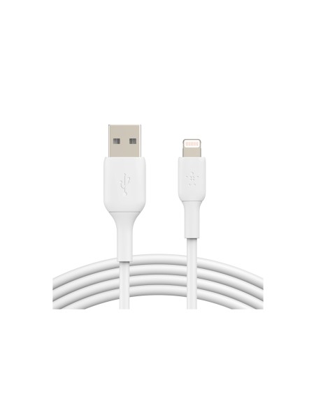 Cable Belkin de conector Lightning macho/USB A macho 1 m Blanco