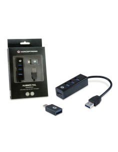 Conceptronic HUBBIES04B Hub usb 3.2 Gen 1 (3.1 Gen 1) tipo-A 4puertos 5000 Mbit/s negro 2