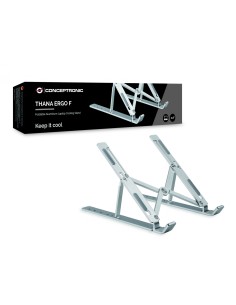 Conceptronic ergo foldable soporte para ordenador portatil 15.6p aluminio 2