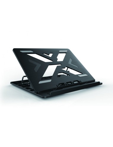 Conceptronic ERGO Soporte con refrigeracion para portatil 15.6p negro