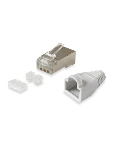 Equip conector Cat6 RJ45 Plata