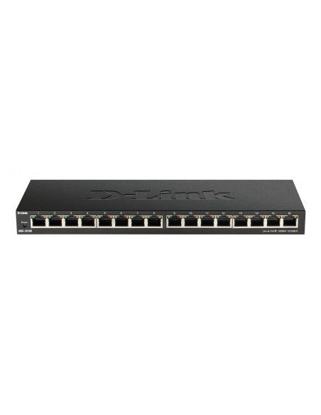 D-Link switch No administrado Gigabit Ethernet (10/100/1000) Negro