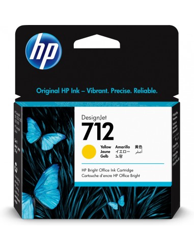 Hp 712 Cartucho de tinta original rendimiento estandar amarillo