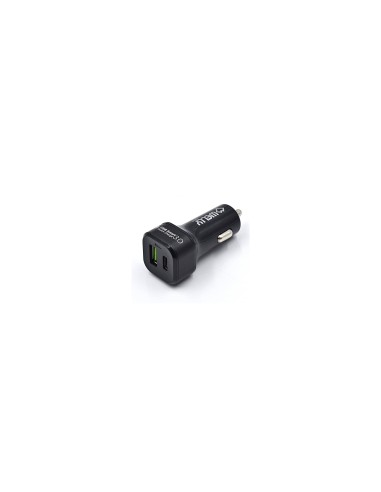 Cargador de coche welly enjoy usb tipo-c con carga rapida 3.0 negro WY11000