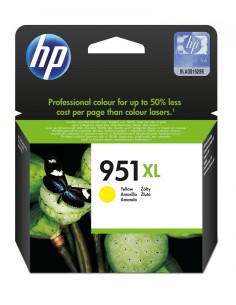HP 951XL 1 pieza(s) Original Alto rendimiento (XL) Amarillo para impresión de fotografÍ­as