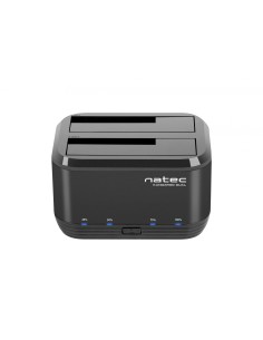 Natec kangaroo dual docking station usb 3.2 gen 1 type-a negro 2