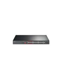 TP-LINK Switch fast Ethernet (10/100) EnergÍ­a sobre Ethernet (POE) 1U Gris