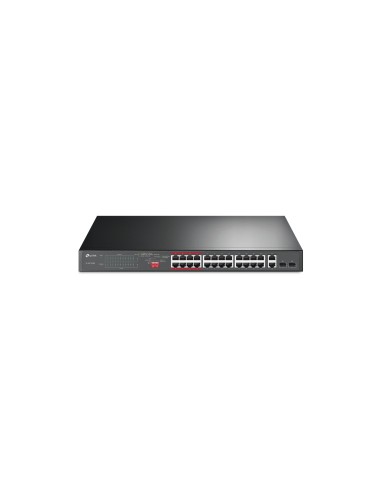 TP-LINK Switch fast Ethernet (10/100) EnergÍ­a sobre Ethernet (POE) 1U Gris