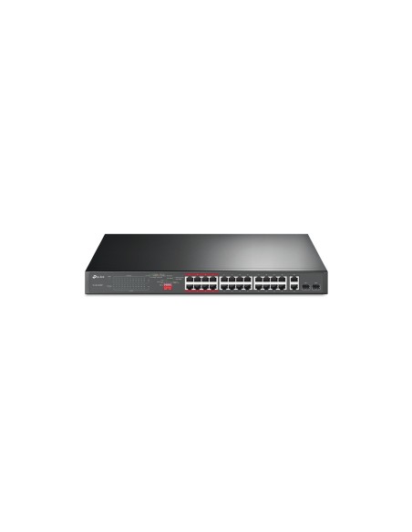 TP-LINK Switch fast Ethernet (10/100) EnergÍ­a sobre Ethernet (POE) 1U Gris