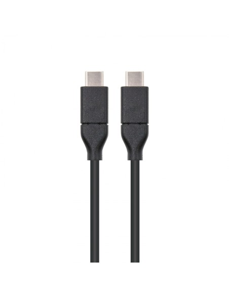 Nanocable cable USB USB 3.2 Gen 2 3.1 Gen 2 USB C 1 m Negro
