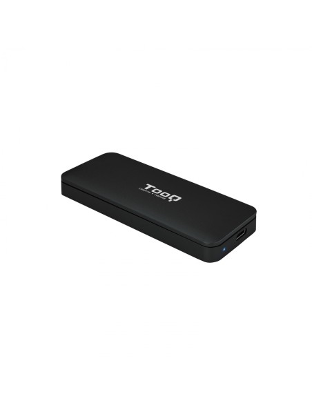 TooQ Caja para disco duro para unidad de estado sólido M.2 Negro