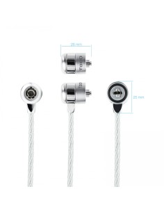 TOOQ cable antirrobo (1,5") Plata 2