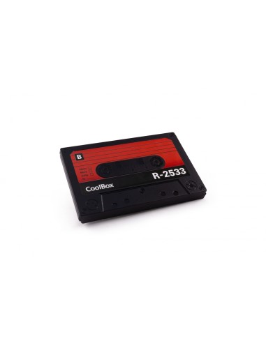 Coolbox slimchase R-2533 carcasa de disco duro 2.5 ssd usb negro rojo