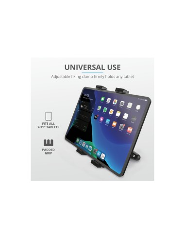 Trust 23604 soporte tablet umpc para coche negro