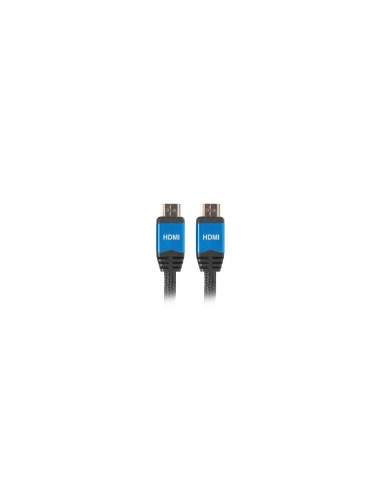 Lanberg CA-HDMI-20CU-0030-BL Cable hdmi tipo a estandar macho a macho 3m negro