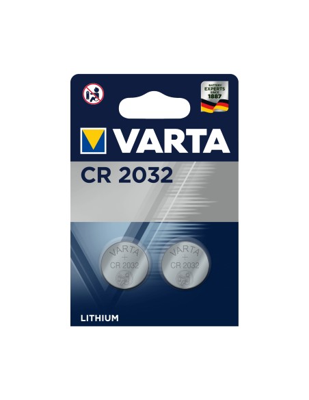 Varta blister 2 pilas boton CR 2032 litio 3v