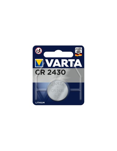 Varta pila boton CR2430 litio 3v 290mah plata
