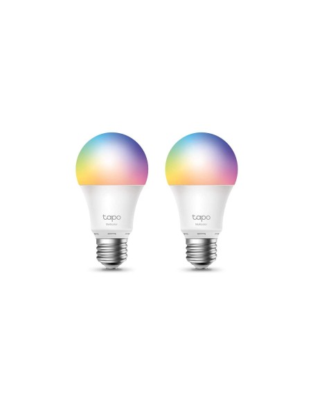 TP-Link Tapo L530E Bombilla de Luz Wi-Fi Inteligente Multicolor E27 Pack 2 Unidades