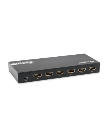 Equip 332726 Interruptor de video HDMI 2.0 negro