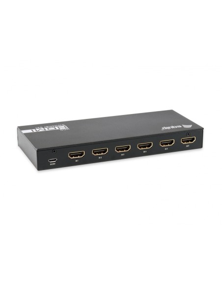 Equip 332726 Interruptor de video HDMI 2.0 negro
