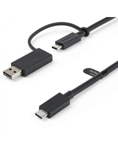 StarTech.com cable USB 3.2 Gen 2 (3.1 Gen 2) USB C 1 m Negro