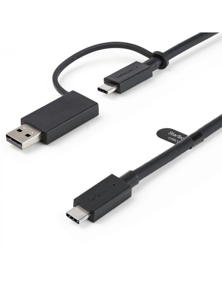 StarTech.com cable USB 3.2 Gen 2 (3.1 Gen 2) USB C 1 m Negro