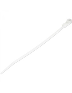 StarTech.com Bridas sujetacables de 15cm con perforación de montaje - 3 mm de ancho, para grupo de cables de 40 mm, soportan 18 
