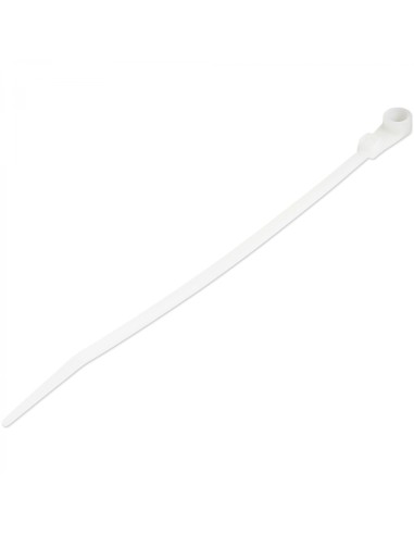 StarTech.com Bridas sujetacables de 15cm con perforación de montaje - 3 mm de ancho, para grupo de cables de 40 mm, soportan 18 