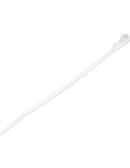 StarTech.com Bridas sujetacables de 15cm con perforación de montaje - 3 mm de ancho, para grupo de cables de 40 mm, soportan 18 