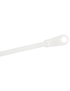 StarTech.com Bridas sujetacables de 15cm con perforación de montaje - 3 mm de ancho, para grupo de cables de 40 mm, soportan 18  2