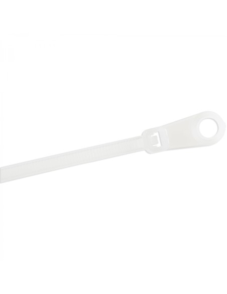 StarTech.com Bridas sujetacables de 15cm con perforación de montaje - 3 mm de ancho, para grupo de cables de 40 mm, soportan 18 